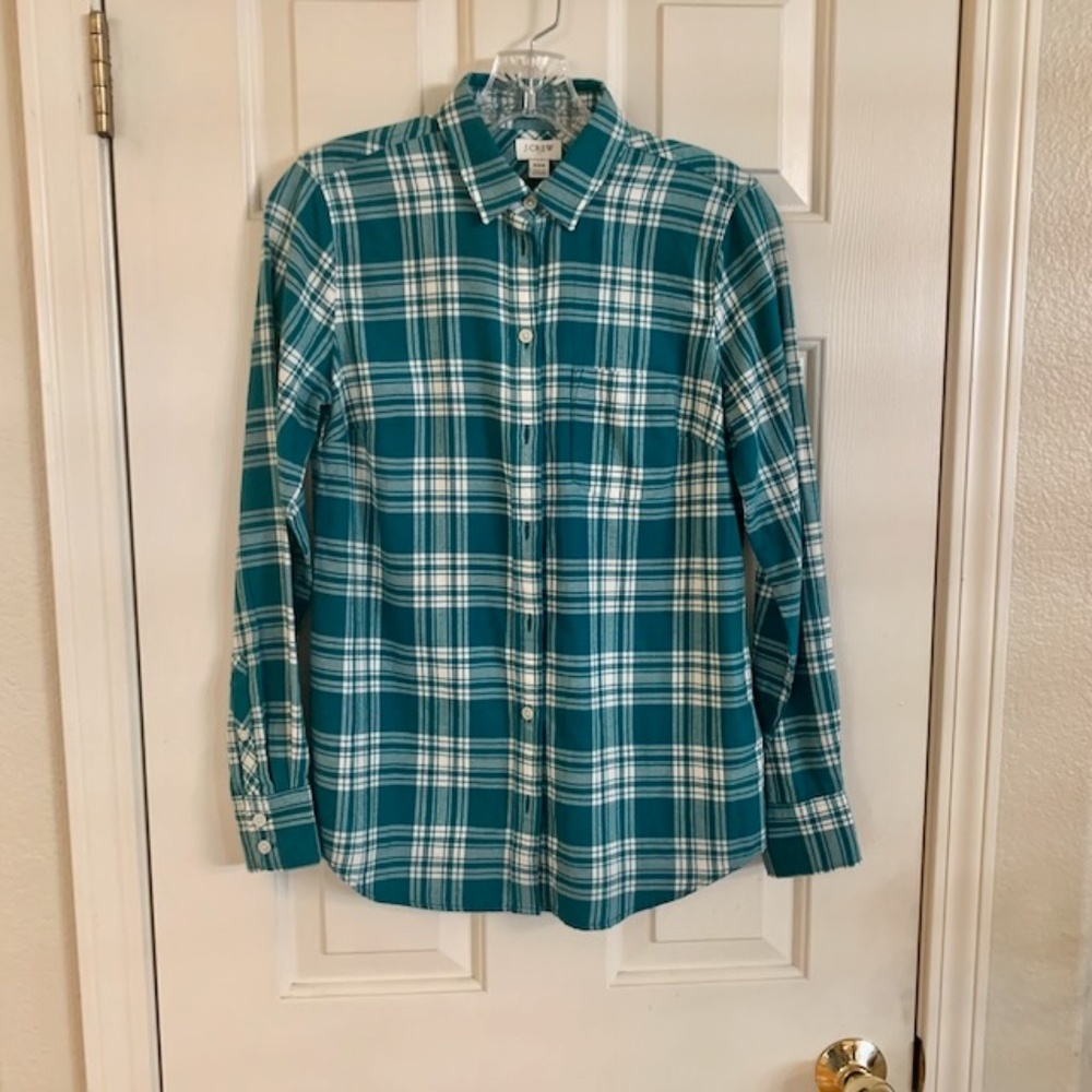 J Crew Flannel Shirt NWT Size XS